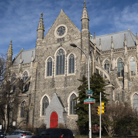 The exterior of the Church of the Advocate