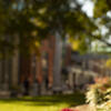 Blurry photo of campus